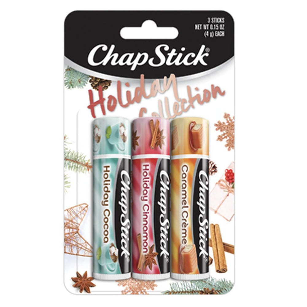 ChapStick Holiday Cinnamon lip balm for winter hydration and flavor