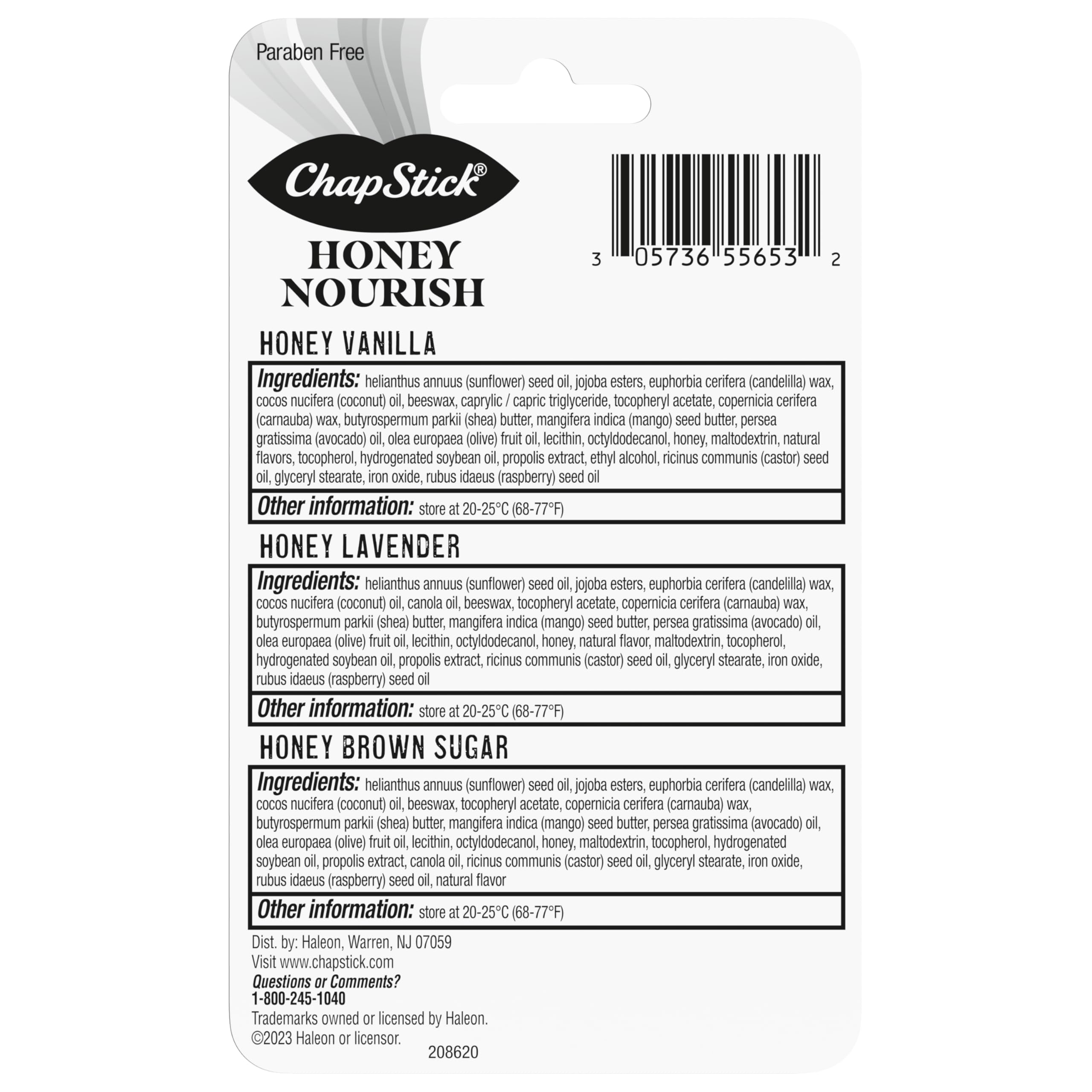 ChapStick Honey Nourish on-the-go tube ready for daily use