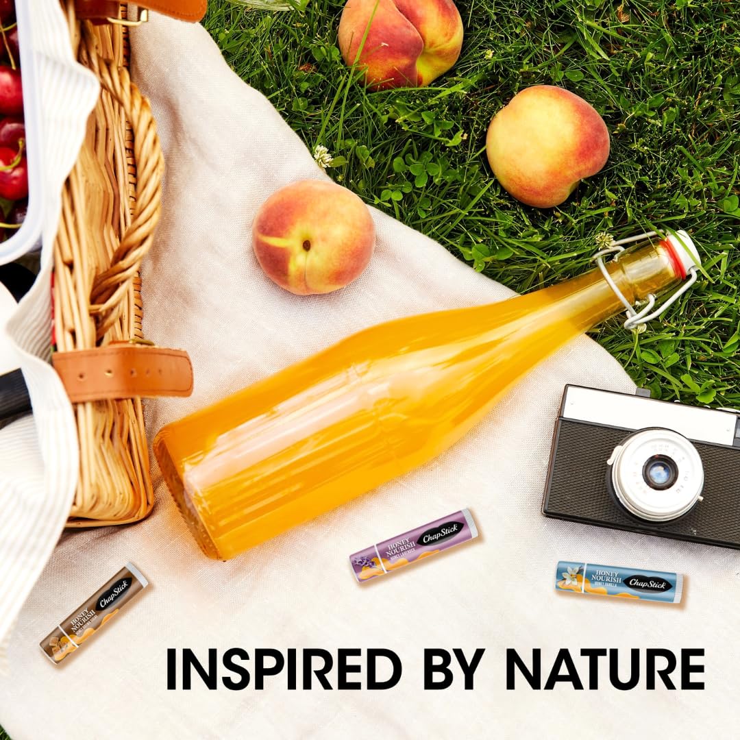 Bees propolis and honey notes in ChapStick Honey Nourish formula.