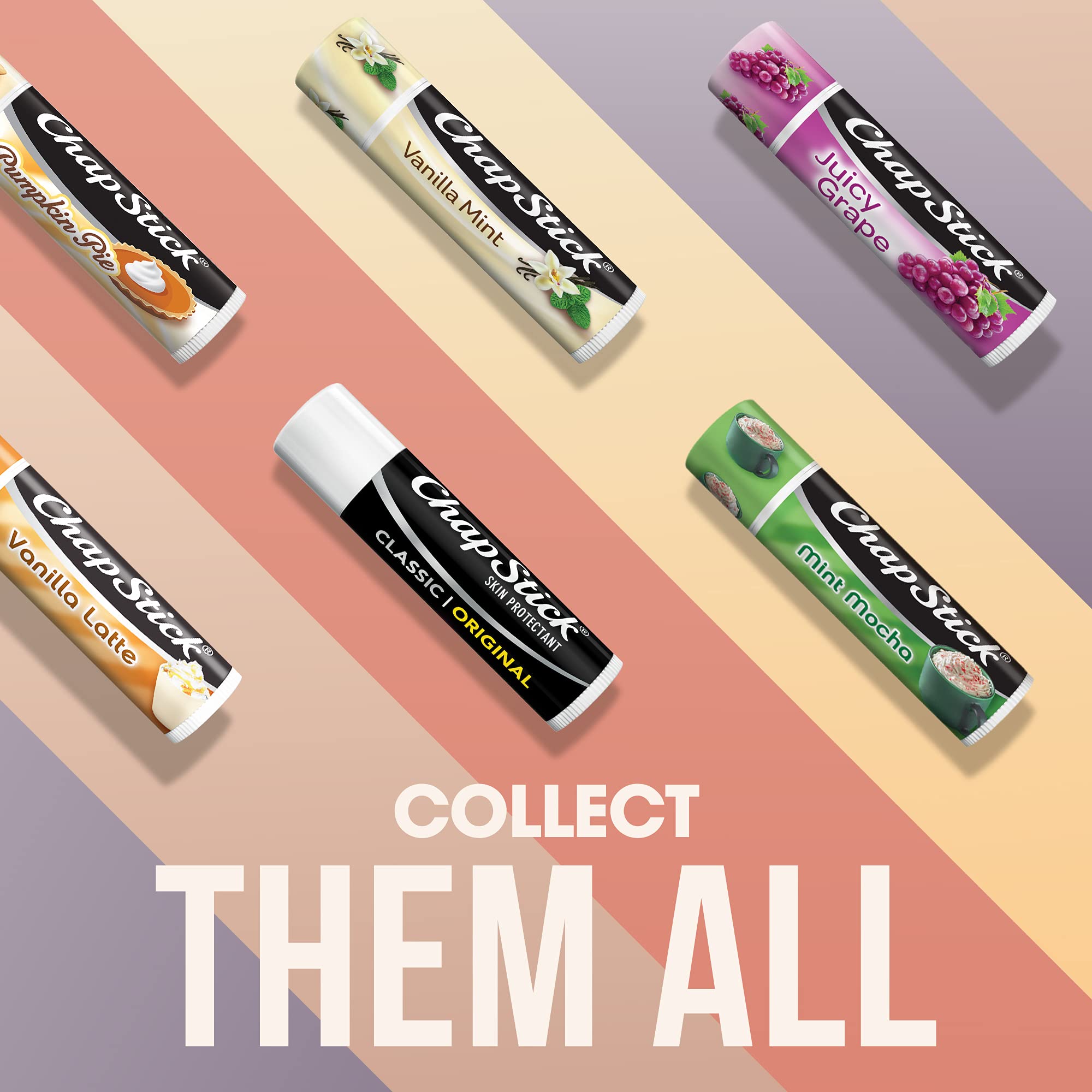 ChapStick non-greasy formula for everyday lip care and quick touch-ups.