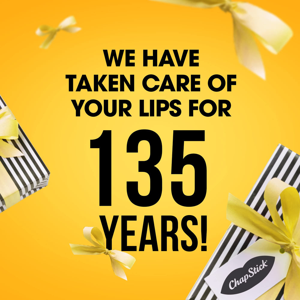 ChapStick Original serves as a base under lipstick for a smooth look.