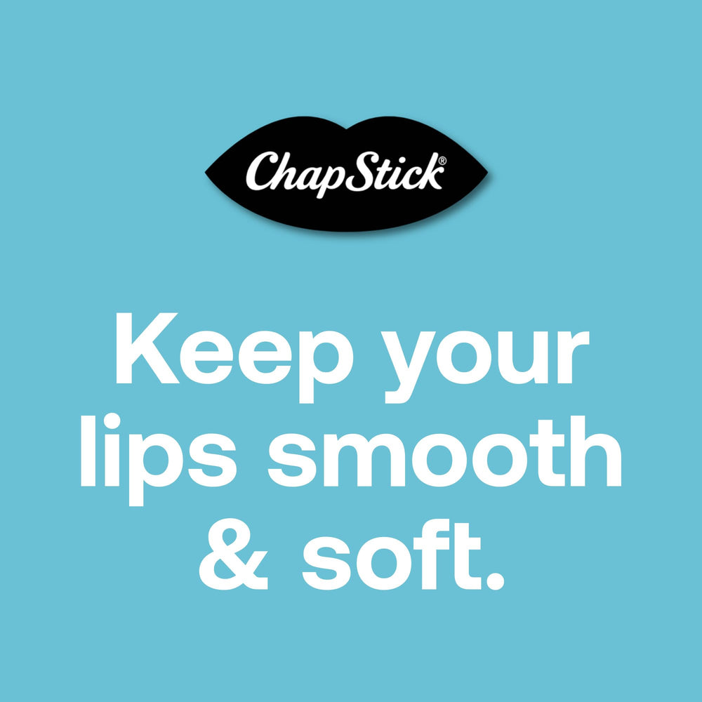 ChapStick Peaches & Cream lip balm with silky glide and gentle sweetness.