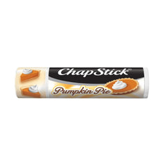 ChapStick Pumpkin Pie packaging detail highlighting travel-friendly 0.15 oz sticks