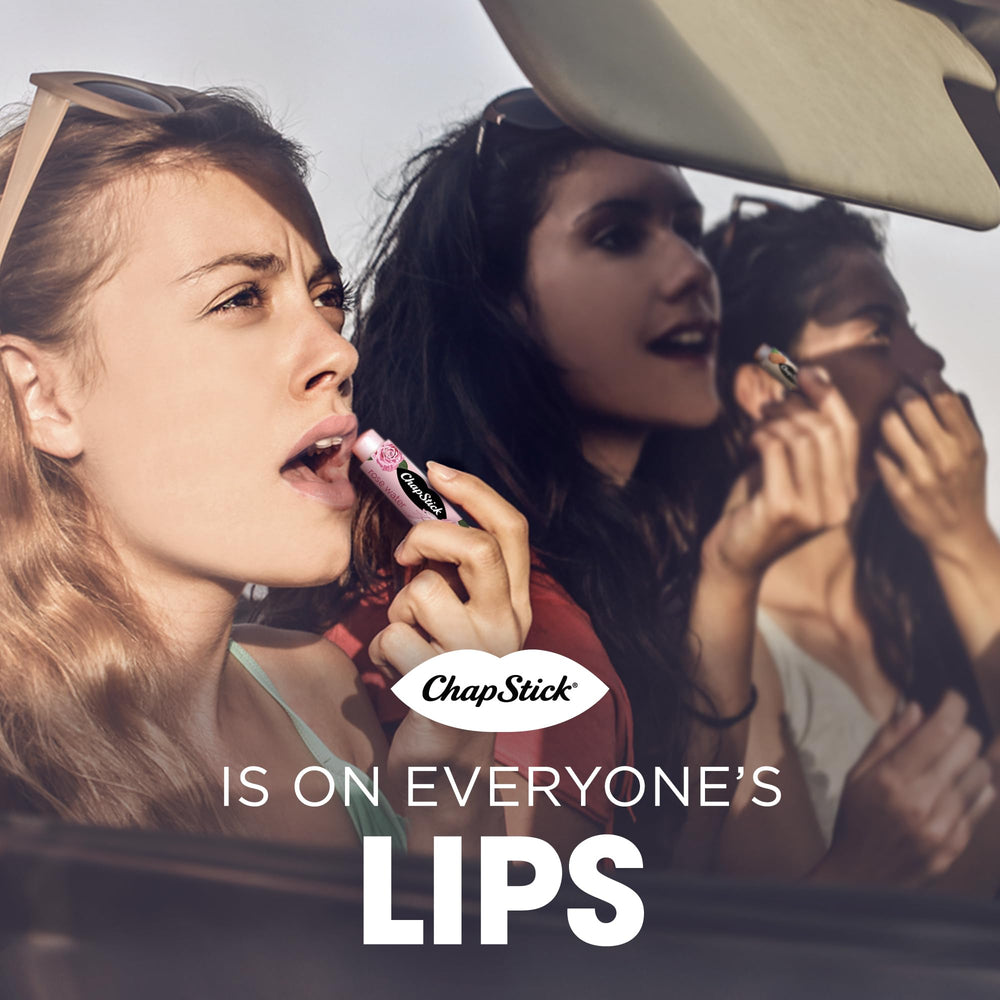 ChapStick lip balm gliding smoothly without stickiness on lips