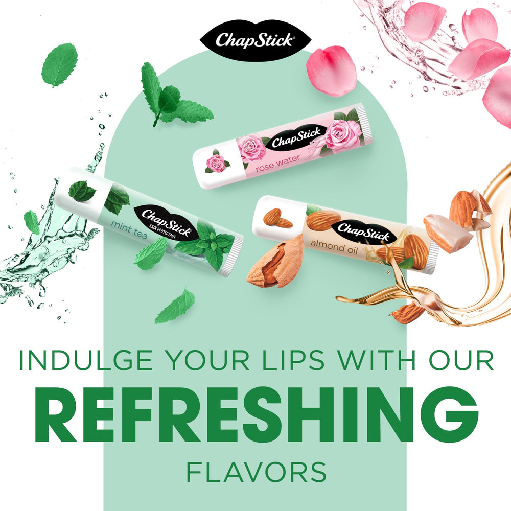 ChapStick Spa Rose Water balm soothes and moisturizes sensitive lips