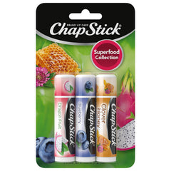 ChapStick Superfood Dragon Fruit lip balm front view for smooth lips on the go