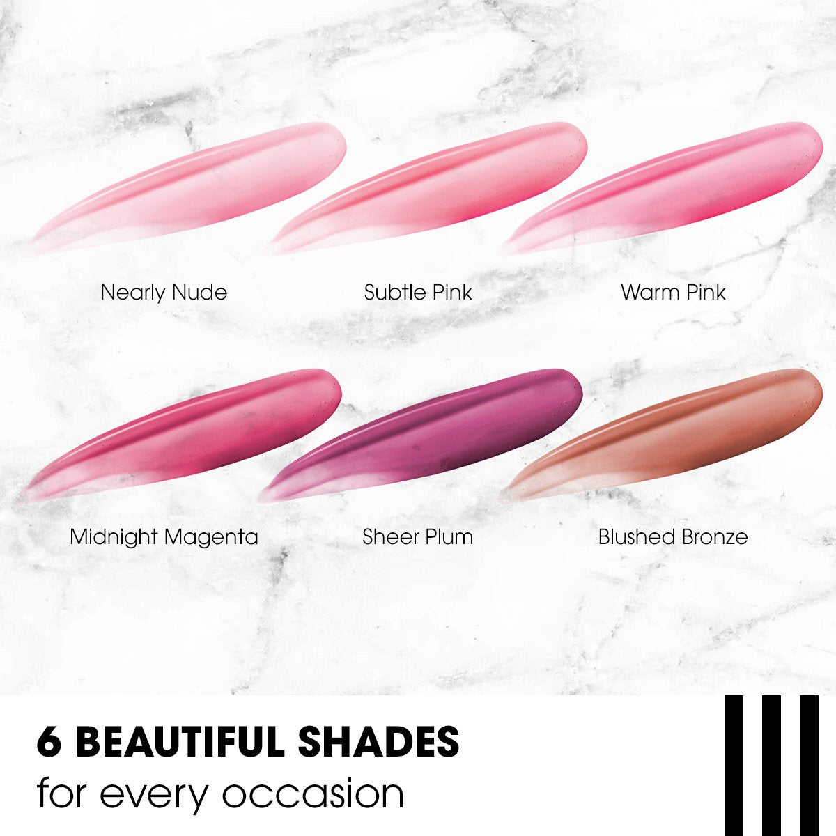 ChapStick Total Hydration Lip Oil swatch Midnight Magenta for evening shade