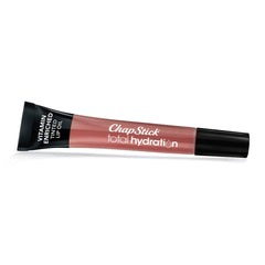 ChapStick Total Hydration Lip Oil swatch Subtle Pink for sheer color and shine