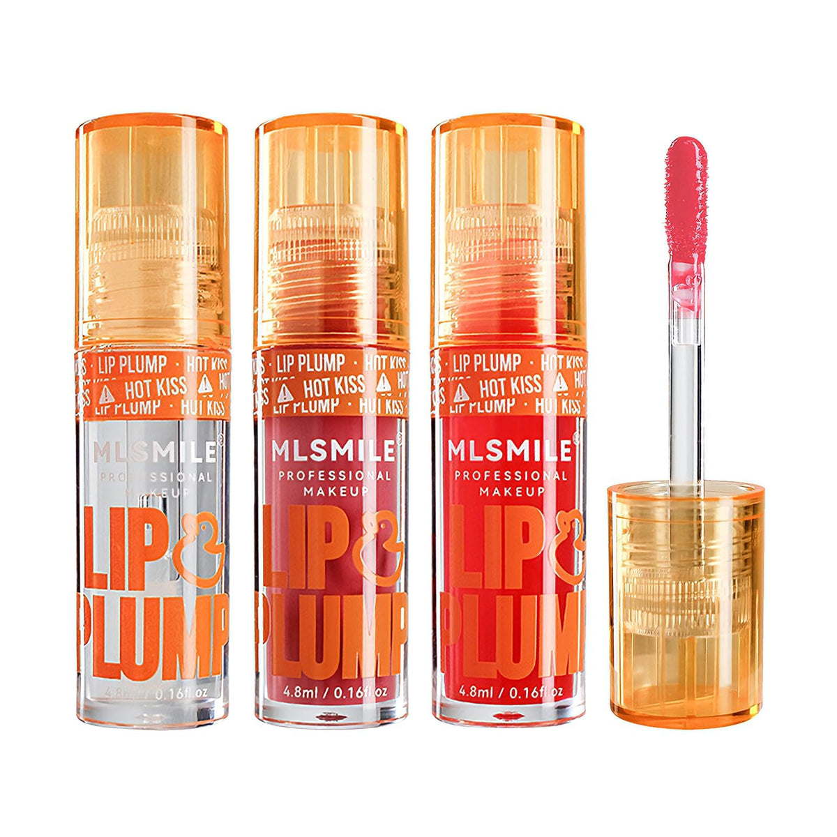 Charm Kiss Duck Lip Plumper Gloss packaging, gift-ready presentation.