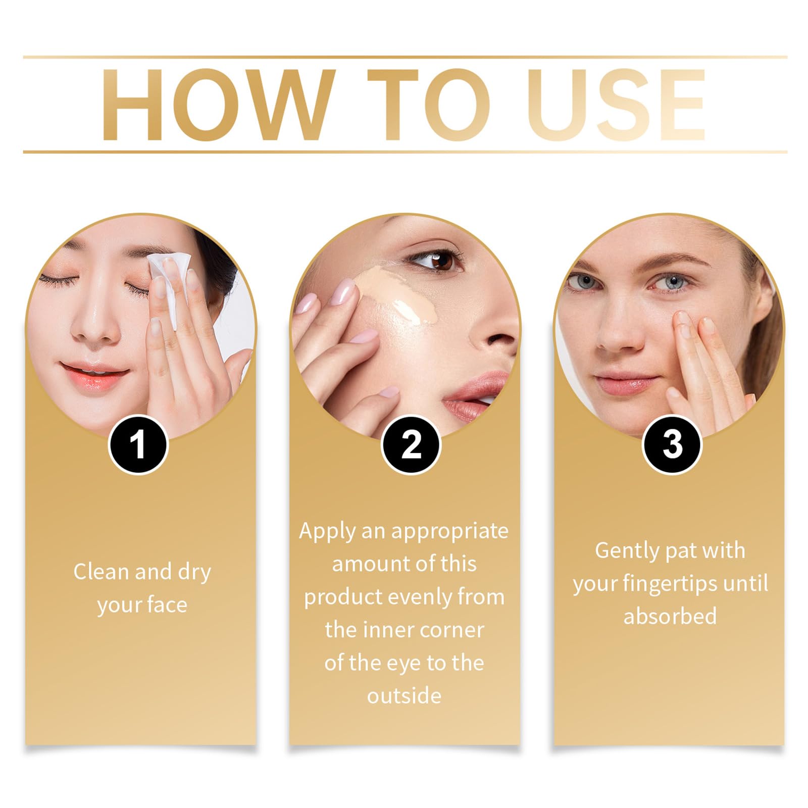 Charm Kiss Eye Corrector applicator close-up ready for precise application