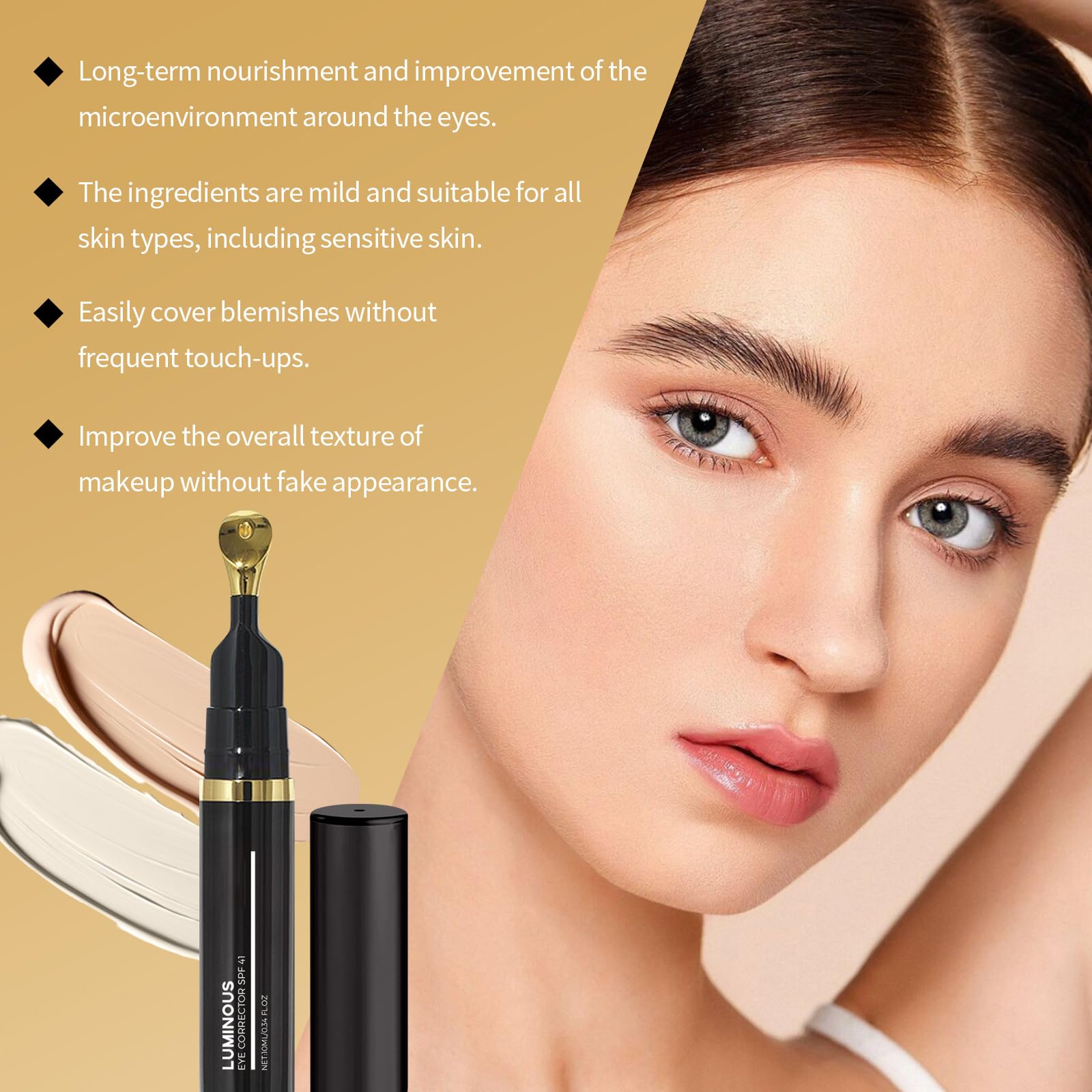 Charm Kiss Eye Corrector packaging box displayed for convenient daily use