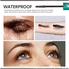 Charm Kiss New Mascara showcasing lashes before and after for length and curl
