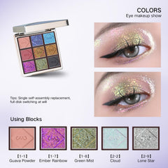 CHARMACY all-in-one palette open with colors visible for easy mixing.