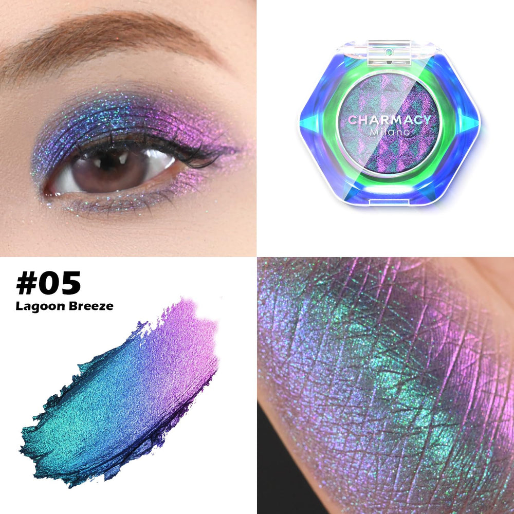 CHARMACY Eyeshadow brush application shows smooth, beginner-friendly glide