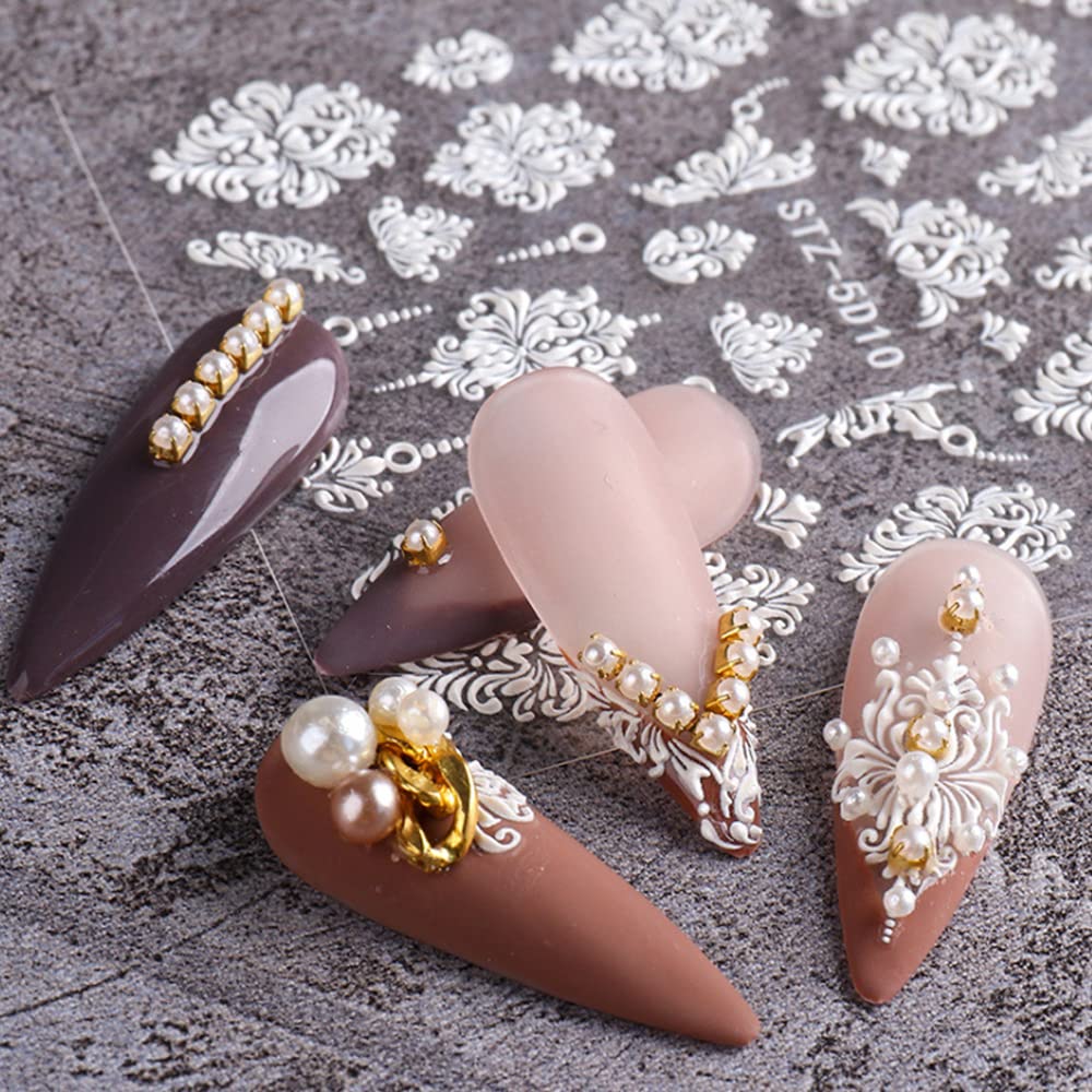 Charmark easy to apply peel-and-stick nail stickers for quick styling