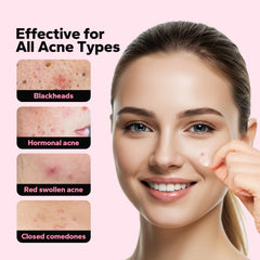 CharmCherry ultra-thin skin-toned patch blends with complexion for discreet wear.