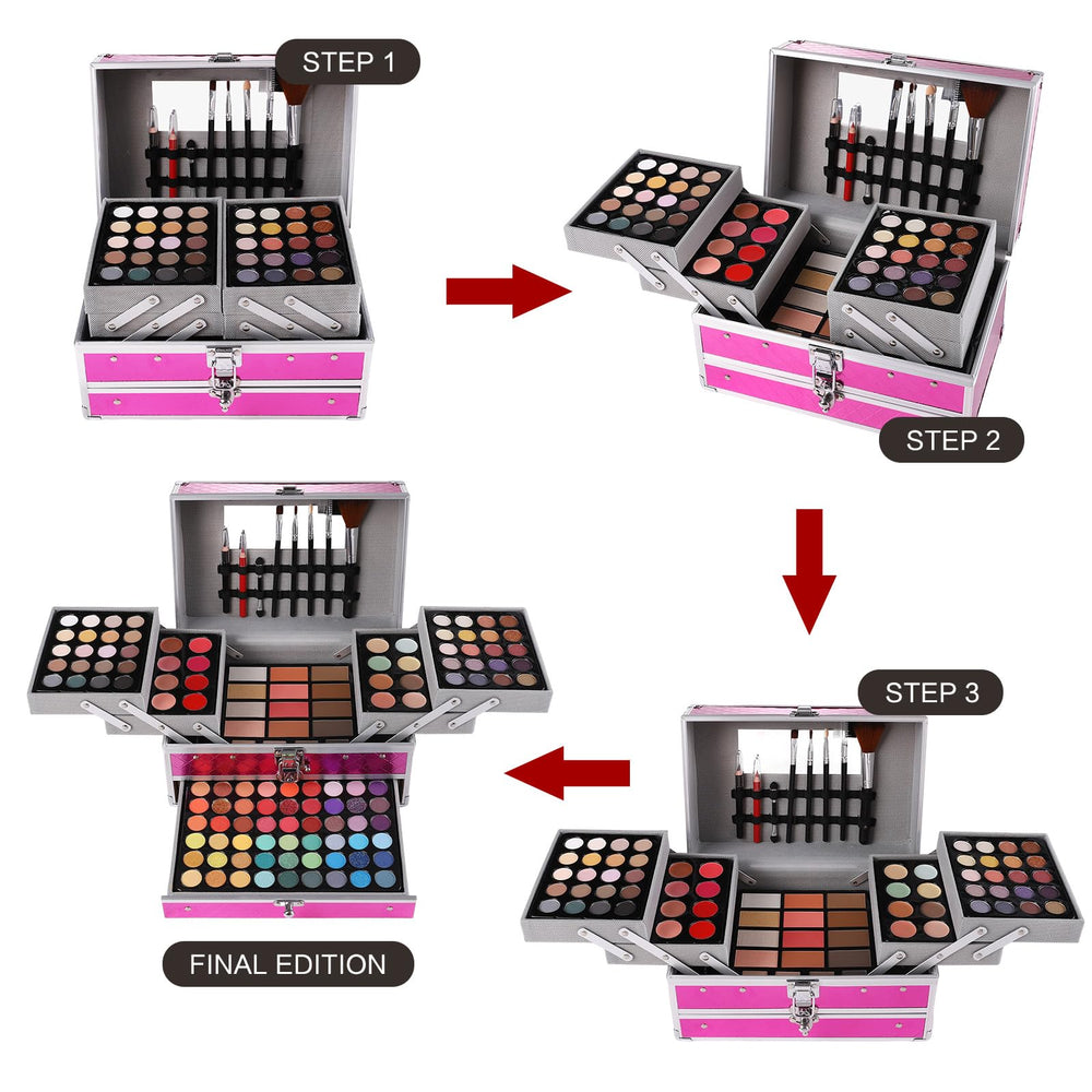 CHARMCODE brow powder and complexion palette enables precise shaping and natural glow