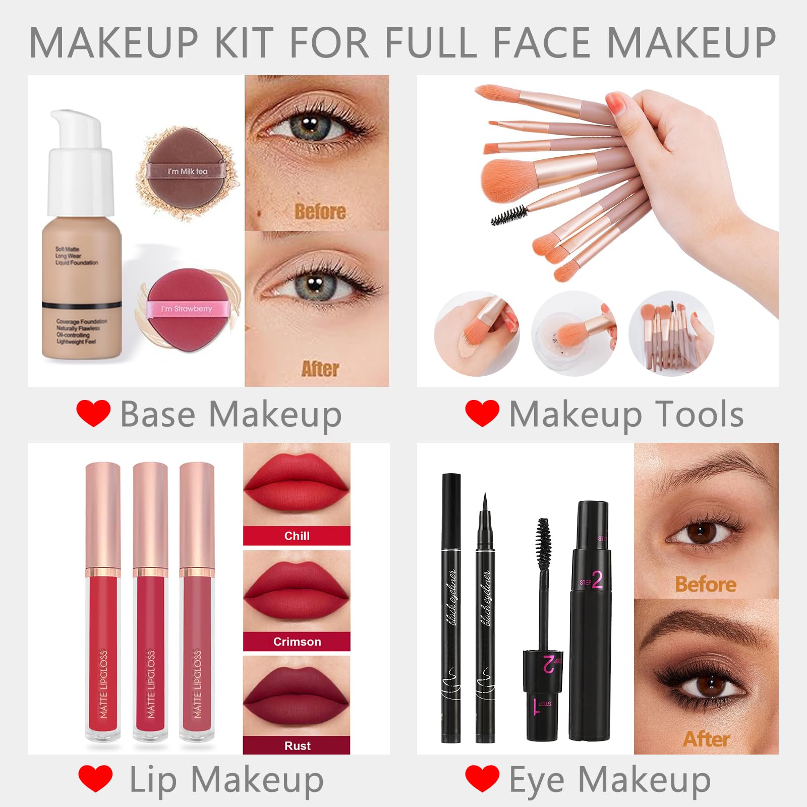 CHARMCODE blush duo provides natural color and soft dimension