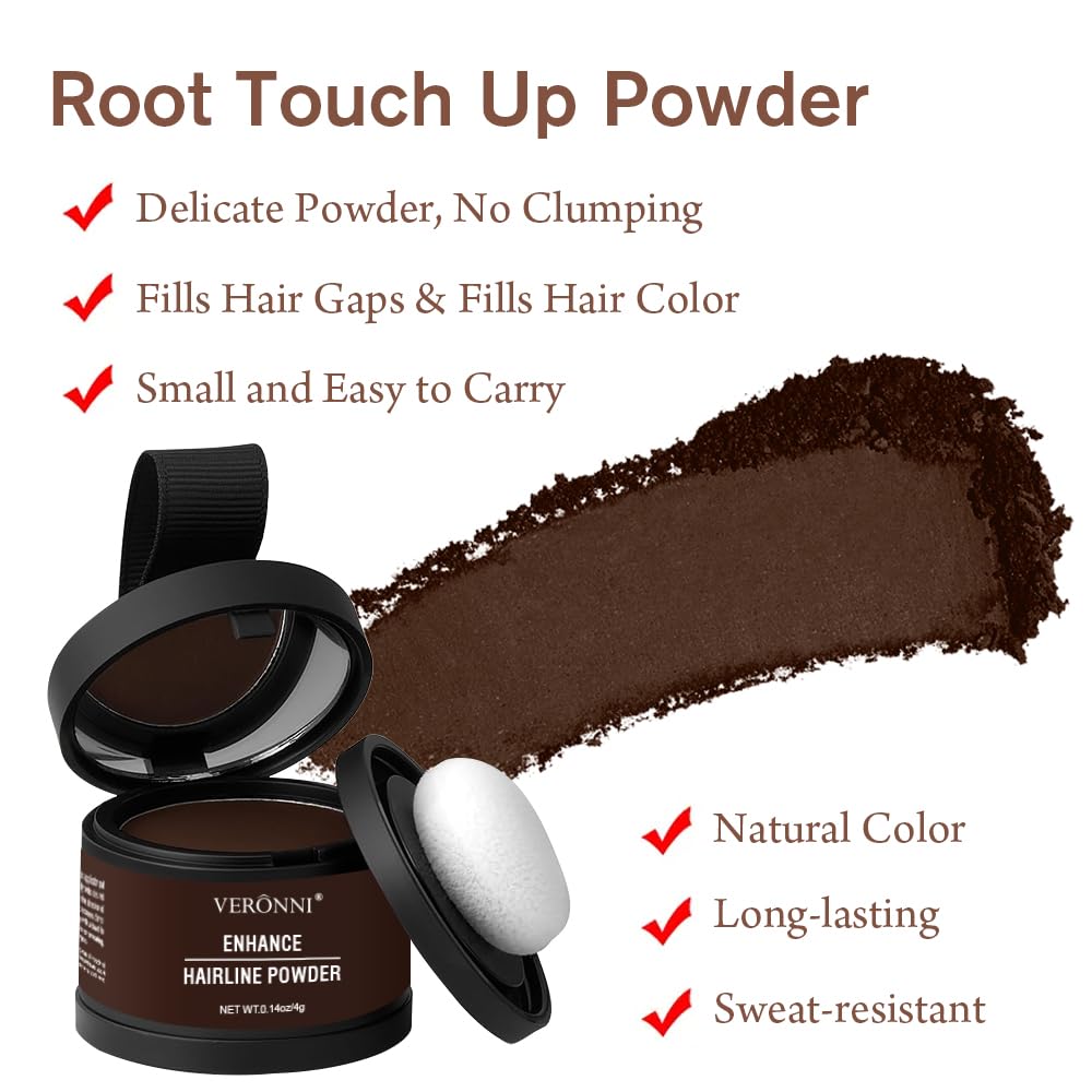 CHARMFORYOU gray hair coverage close-up showing natural blend