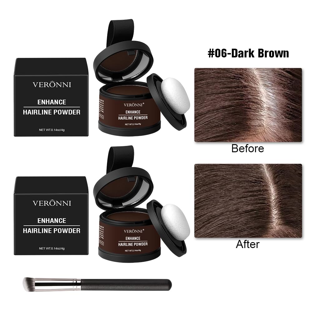 CHARMFORYOU hairline powder application brush in action for seamless blending