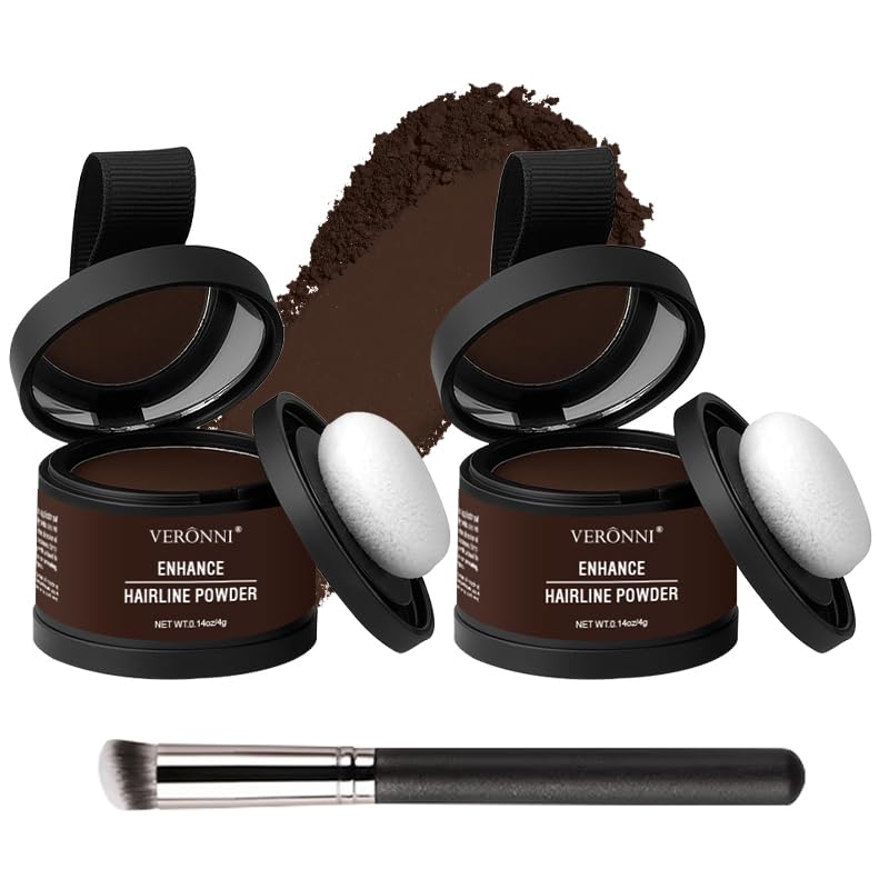 CHARMFORYOU hairline powder with brush kit packaging for easy touch-ups