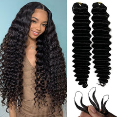 CHARMING YOU feather crochet bundles offer a natural full look.