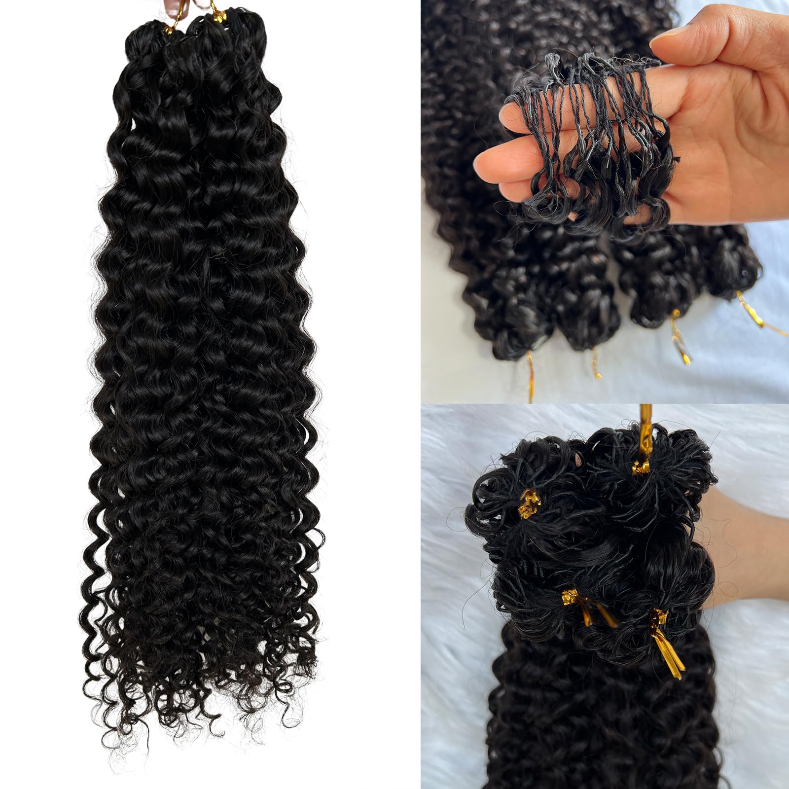 CHARMING YOU Jerry curly look delivers voluminous texture without bulk.