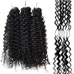 CHARMING YOU knotless feather extension showcases a seamless blend and easy installation.