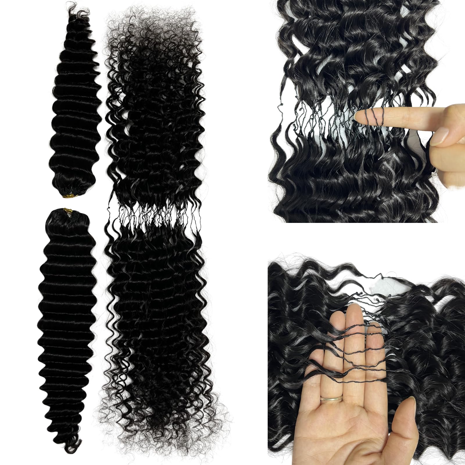 CHARMING YOU lightweight crochet hair for comfortable all-day wear.