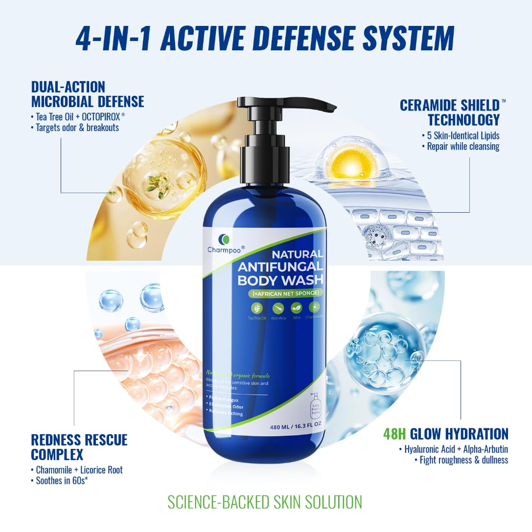 CHARMPOO pH balanced formula communicates gentle cleansing