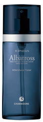 Charmzone Albatross aftershave toner bottle for soothing post-shave hydration.