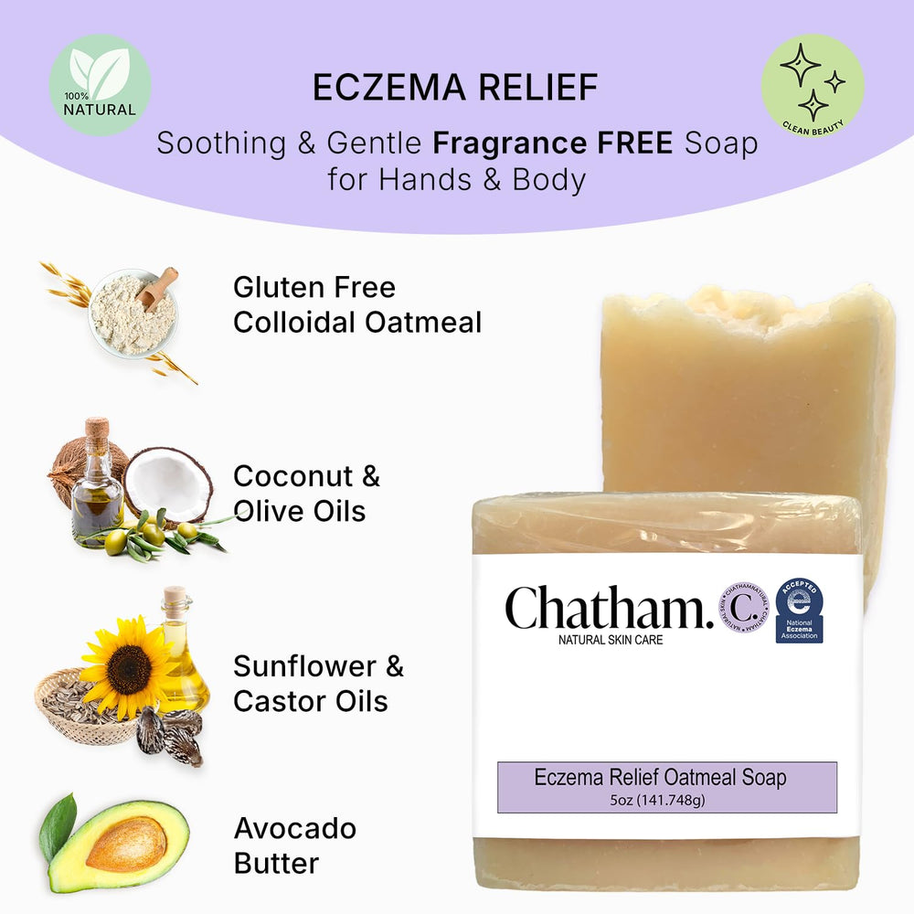 Chatham NEA Seal close-up confirms trusted eczema-friendly certification.
