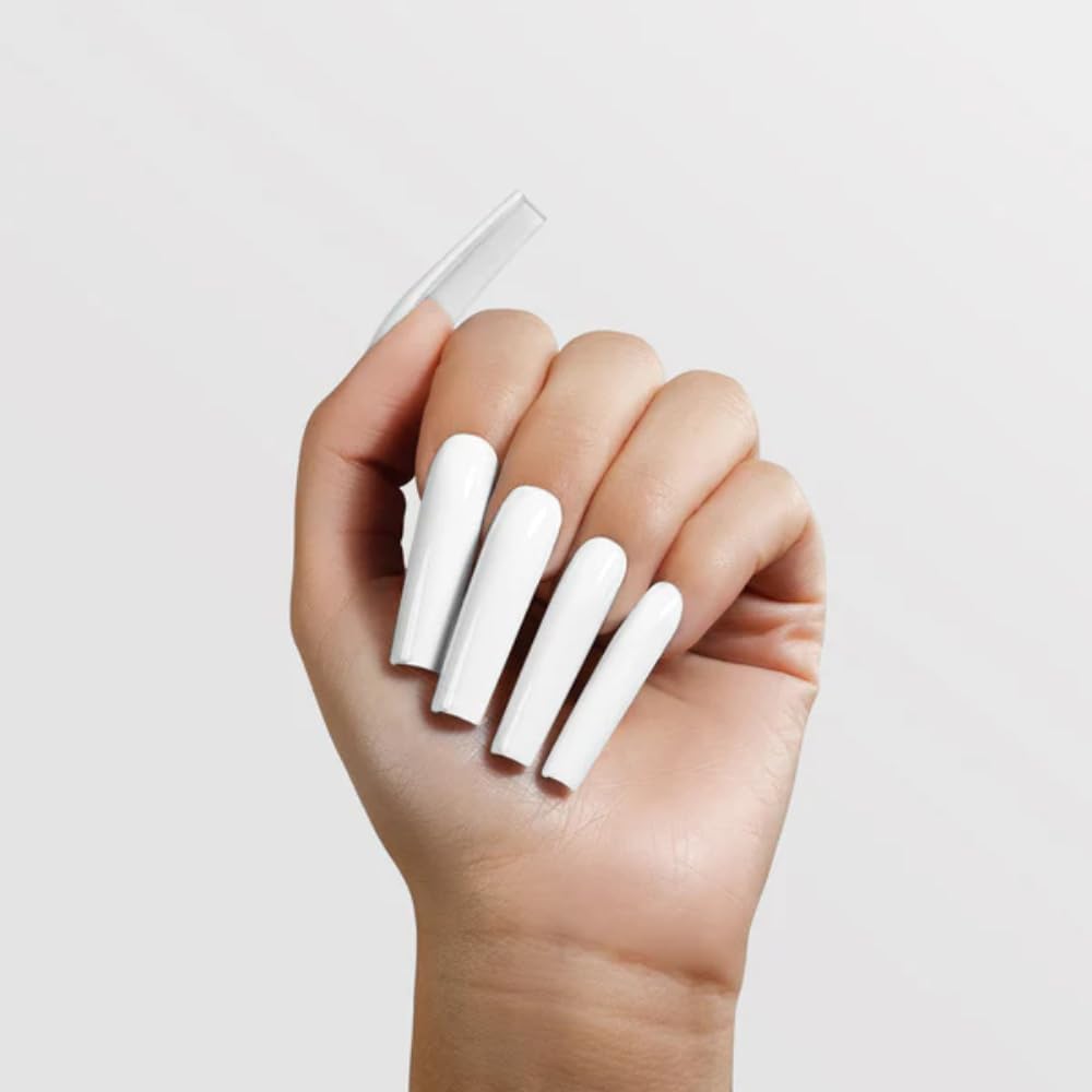 Chaun Legend white powder for French nails and overlays.