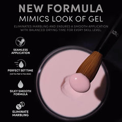 Chaun Legend gel-like finish for a polished look without a lamp.
