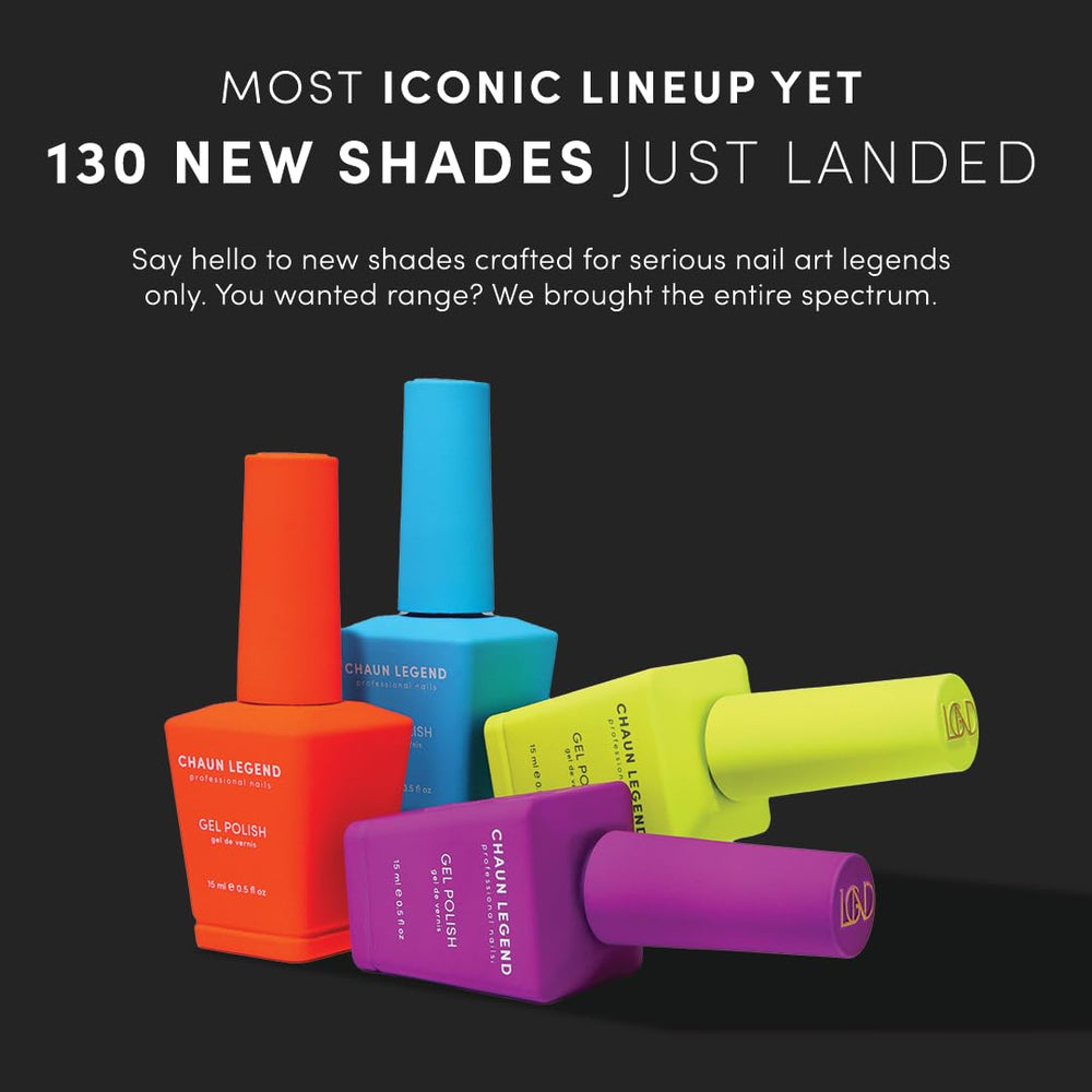 Chaun Legend Kiss My Acai one-coat coverage closeup with bold color