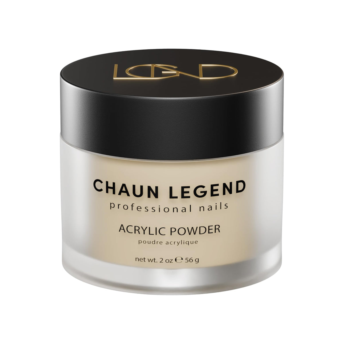 Chaun Legend Let It Bee bottle closeup highlighting sunny pastel yellow for nails