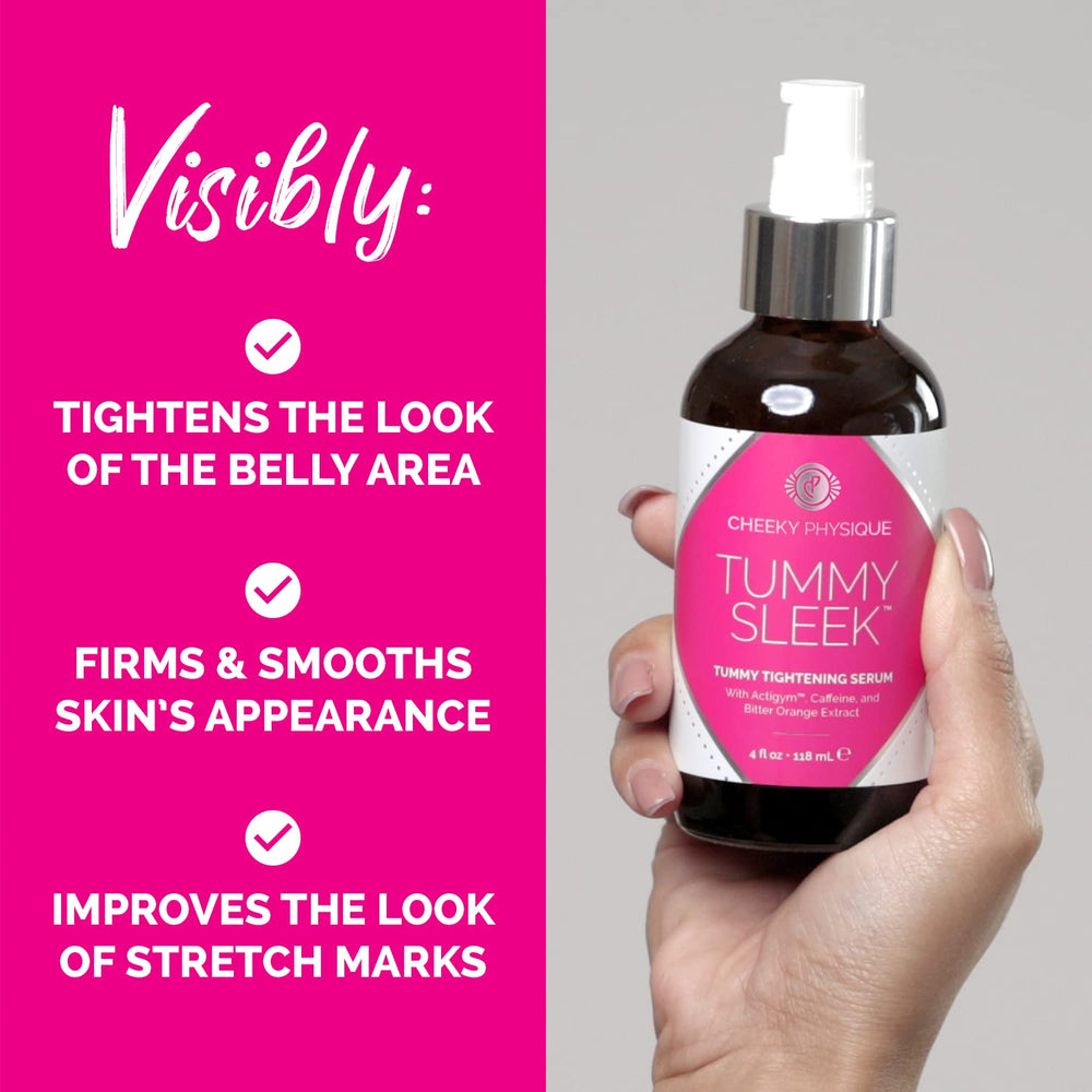 Cheeky Physique Actigym marine extract energizing the skin.