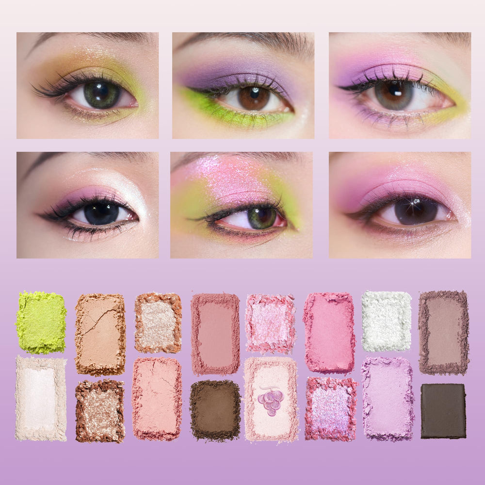 CHEERYEP Juicy Girl Edition matte-satin shimmer swatches illustrate versatile finishes for day to night