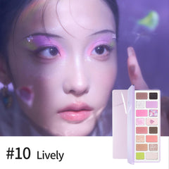 CHEERYEP Juicy Girl Edition pigment texture close-up reveals buttery-soft formula for easy blending
