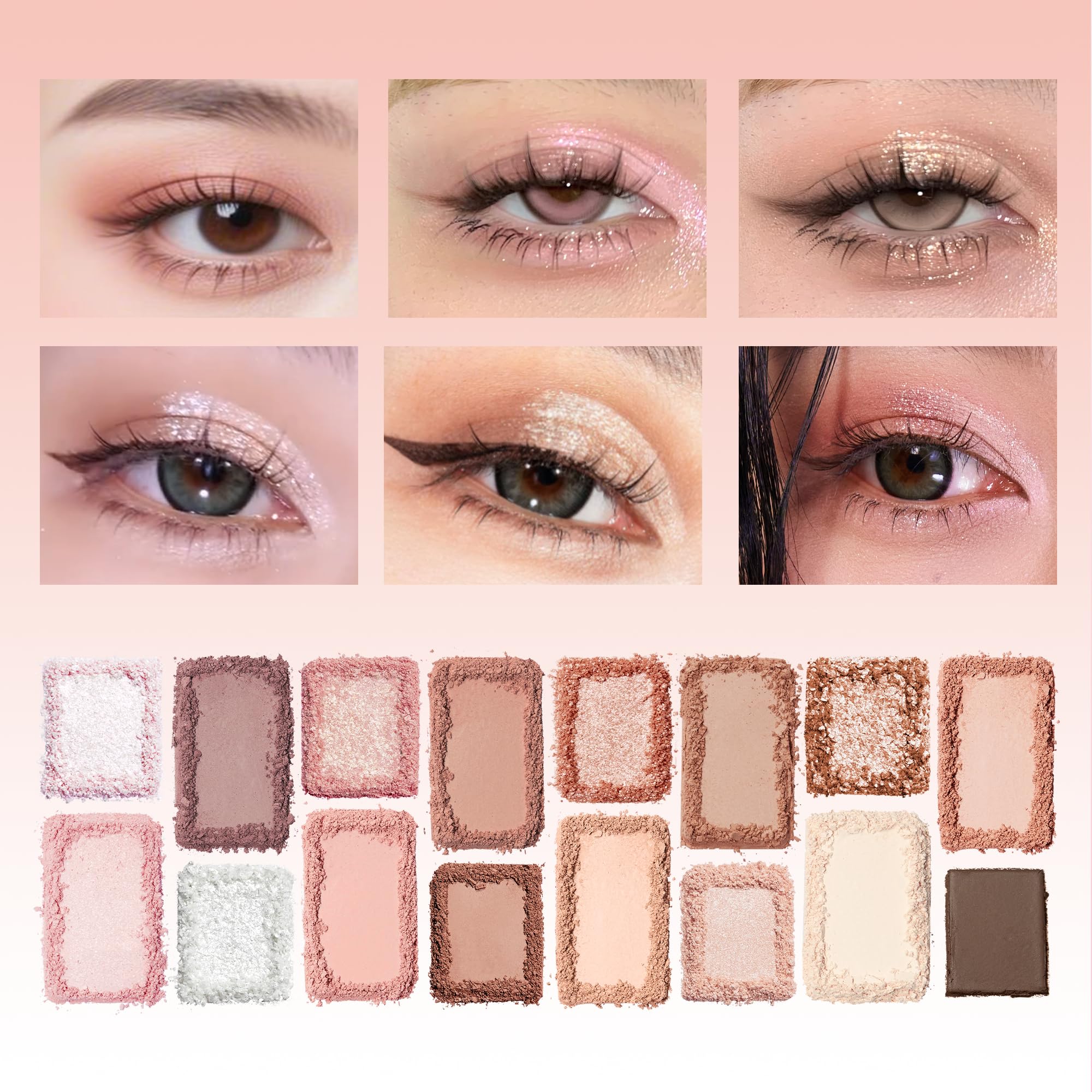 CHEERYEP Dear swatch textures display velvety pigmentation for blendable application.