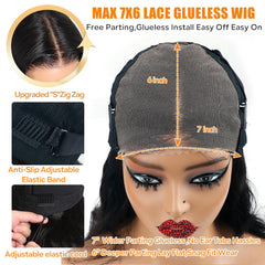 CHEETAHBEAUTY 28-inch body wave wig delivers dramatic, long-length looks.