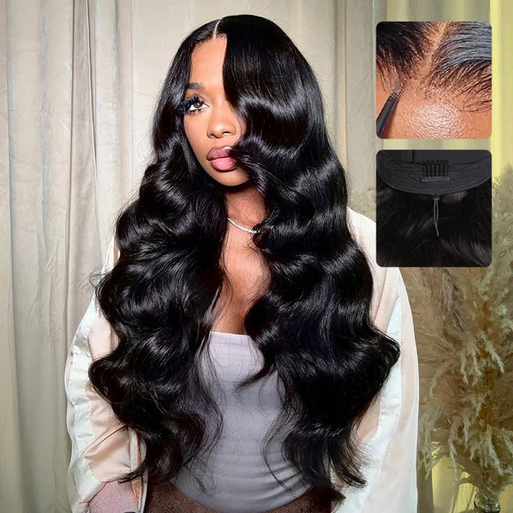 CHEETAHBEAUTY 7x6 glueless wig front view for fast wear and natural appearance.