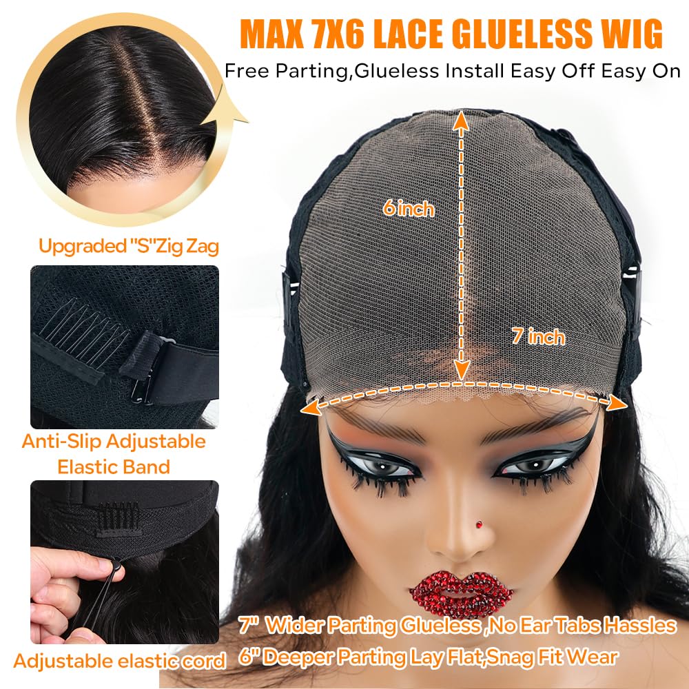 CHEETAHBEAUTY pre plucked hairline offers ready-to-wear look.