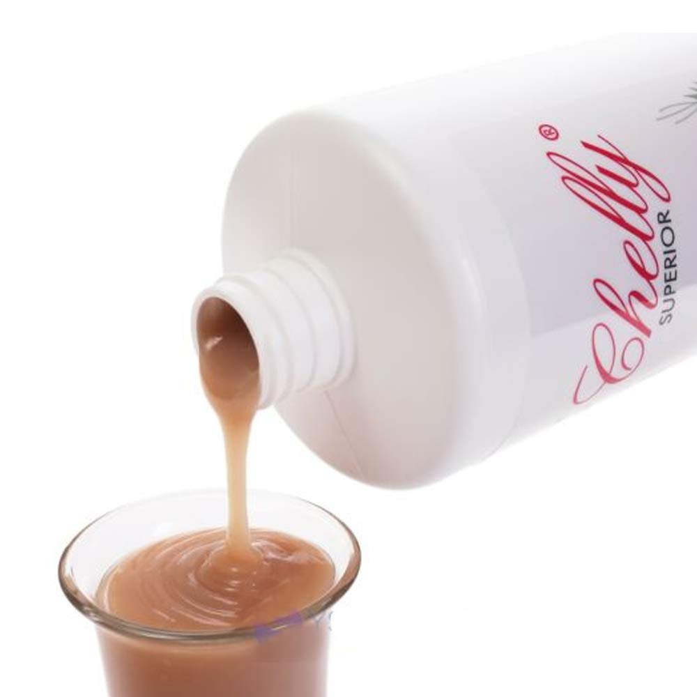 Chelly chocolate keratin label closeup highlights ingredients for frizz control and shine