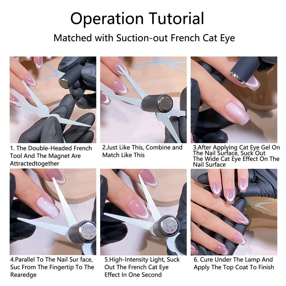 Chemailon portable nail magnet kit ideal for on-the-go styling