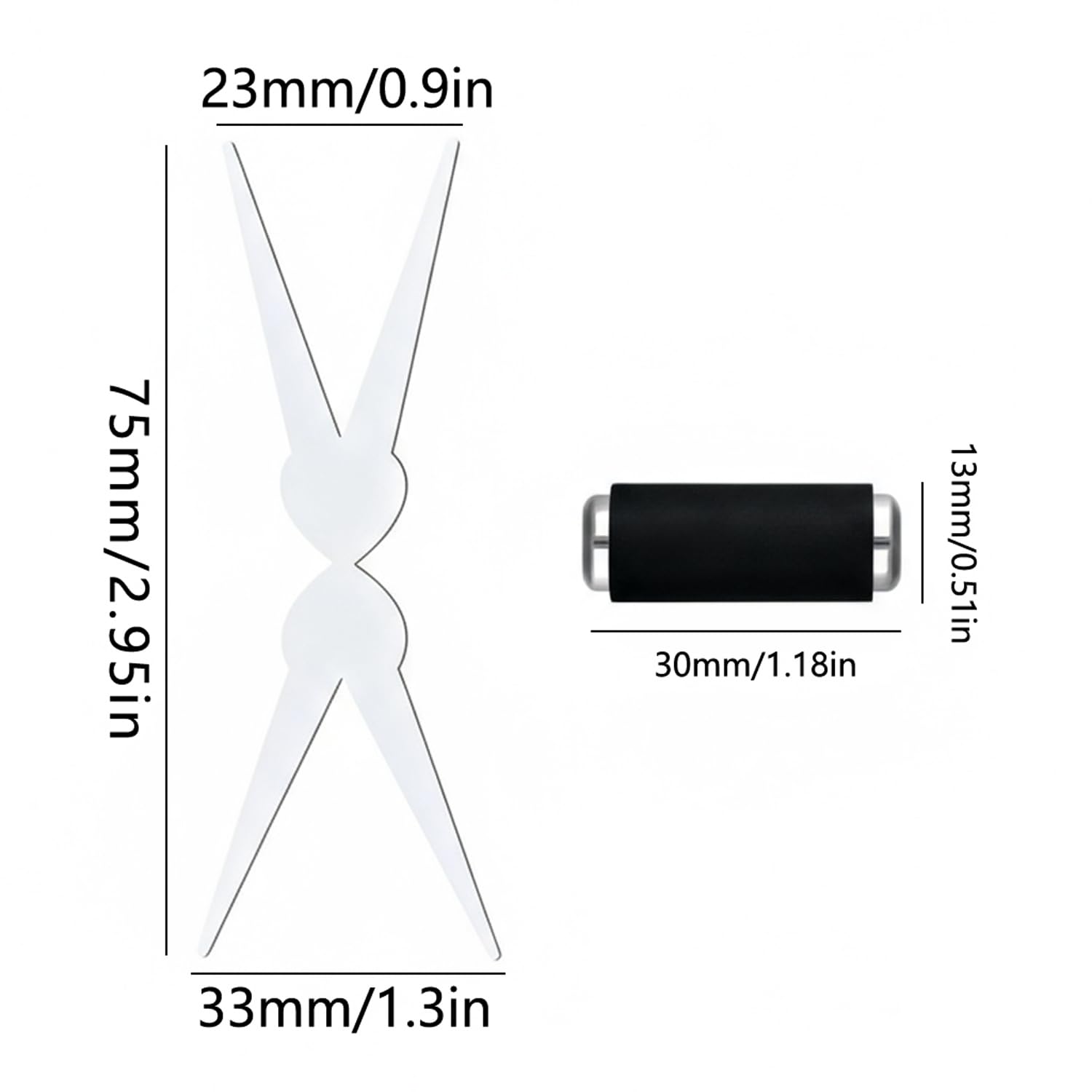 Chemailon scissor-shaped nail magnet tool for easy DIY nail art