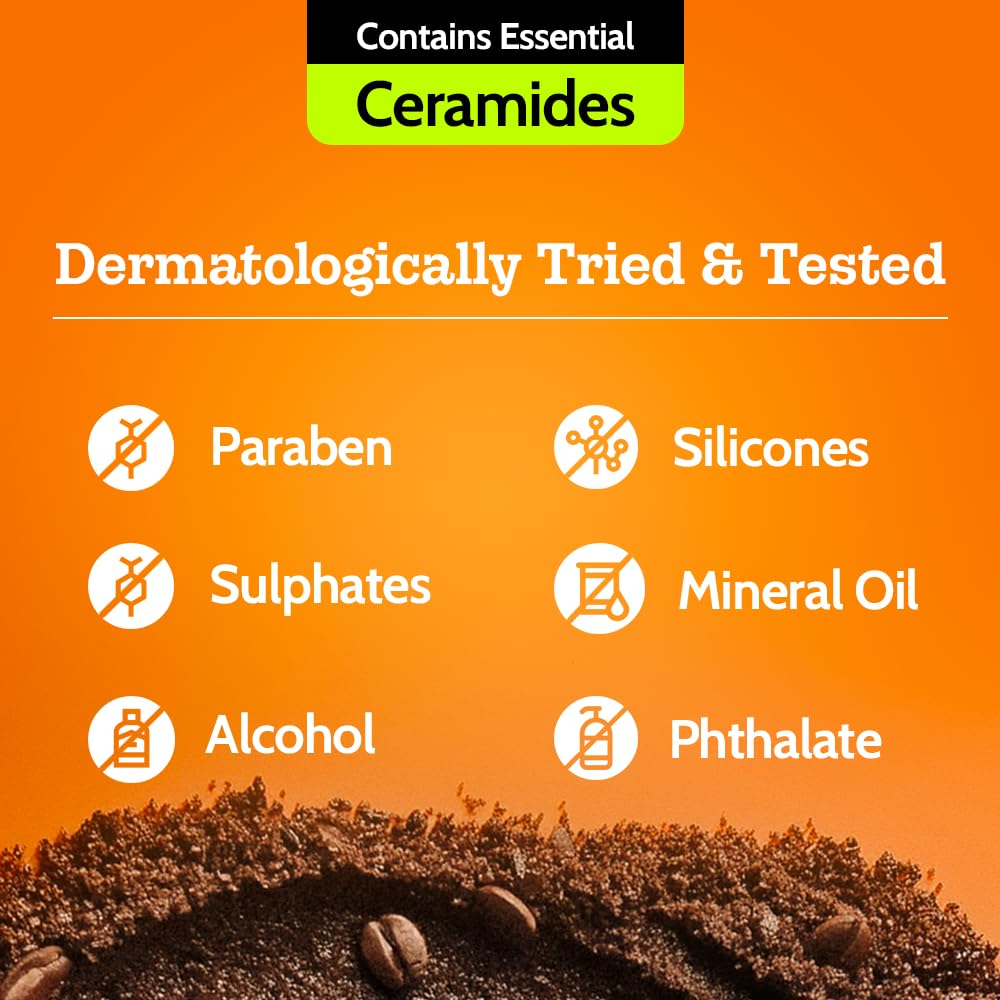 Chemist at Play exfoliating body scrub bottle view in the shower
