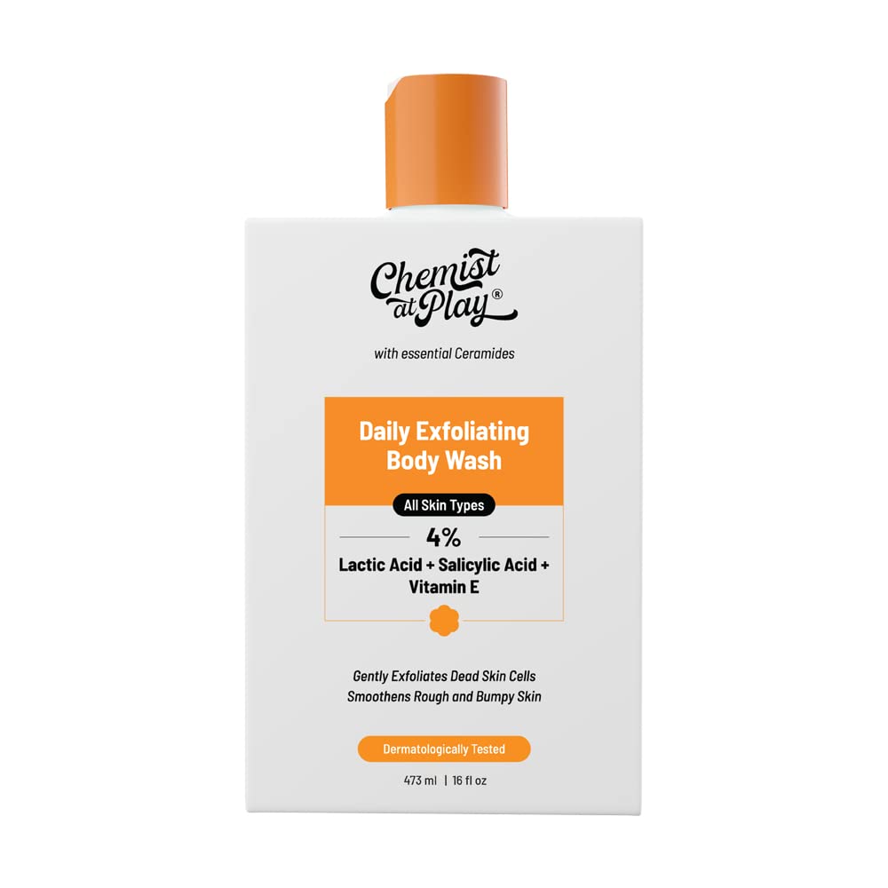 Chemist At Play Exfoliating Body Wash vegan and cruelty-free option