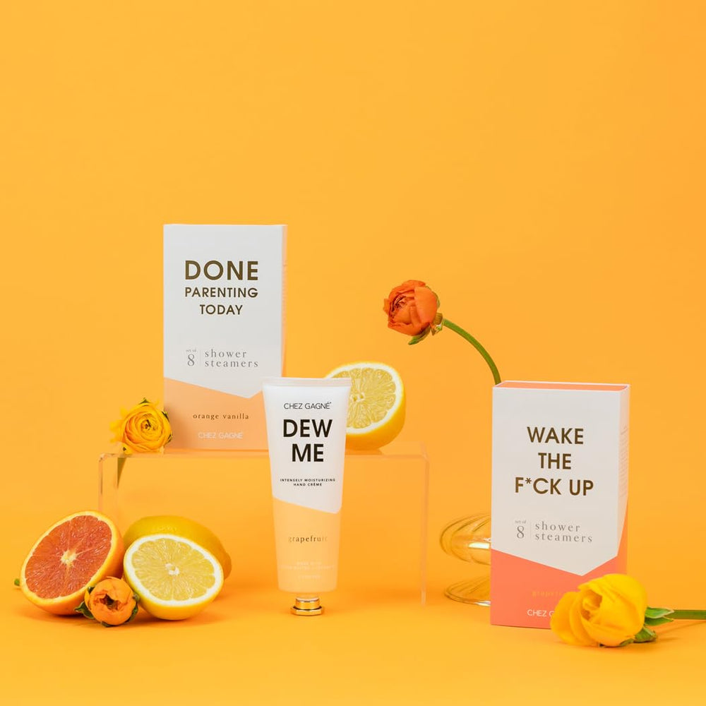 Travel-size Dew Me Hand Crème tube ready for on-the-go moisture.
