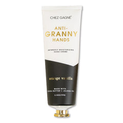 Chez Gagné hand cream packaging front, daily hydration highlighted.